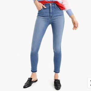 Curvy Toothpick J. Crew 9in High-Rise Jeans